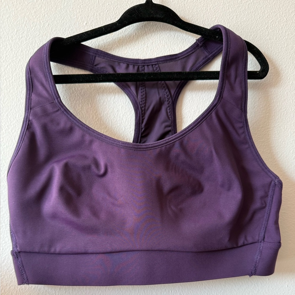 Athleta Plum Racerback Sports Bra- 32B/C